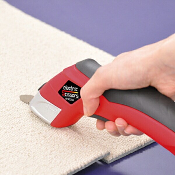 dショッピング |充電式 らくらく電動ハサミ 切断 カーペット