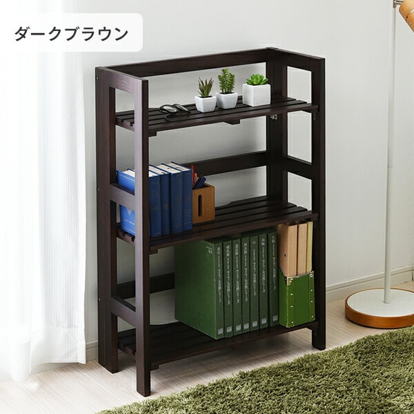 山善 絵本棚 絵本ラック (大容量) 表紙がみやすい 丸みのある角 幅60×奥行30×高さ95? 天然木 組立品 TMR-9560(NA) : 山善(YAMAZEN) 絵本棚 絵本ラック (大容量) 表紙が