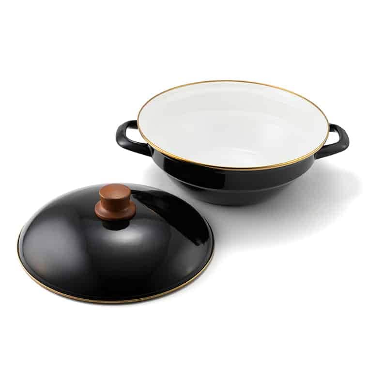 ホーロー鍋 dショッピング |富士ホーロー 琺瑯土鍋 27cm HD-27 送料無料 / IH対応