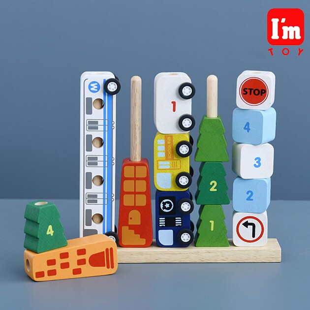 I'm TOY アイムトイ ソート&カウントシティ IM-27390