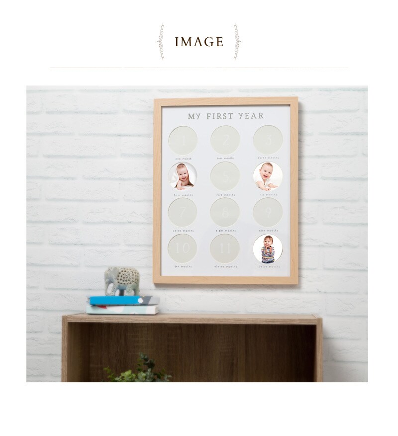 pearhead ペアヘッド マンスリーフォトフレーム NZPH87091  フォトフレーム ベビーフォト 月齢フォト マンスリー 12ヶ月 出産祝い おしゃれ かわいい 海外ブランド プレゼント  