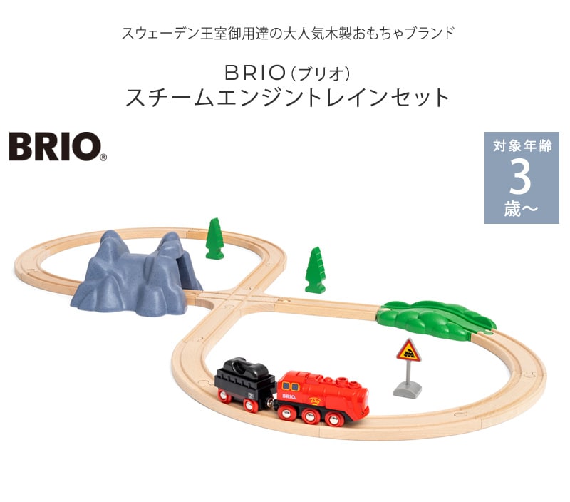 BRIO ブリオ スチームエンジントレインセット 36017