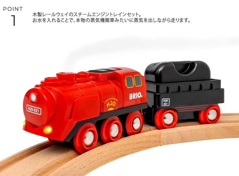 BRIO ブリオ スチームエンジントレインセット 36017