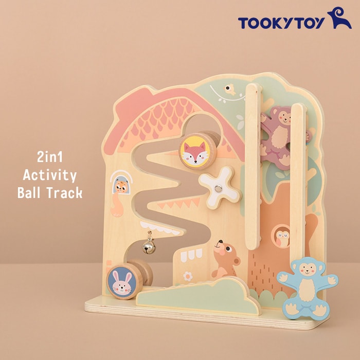 Tooky Toy トゥーキートイ カタ、ころ！2in1スロープ TK397N 