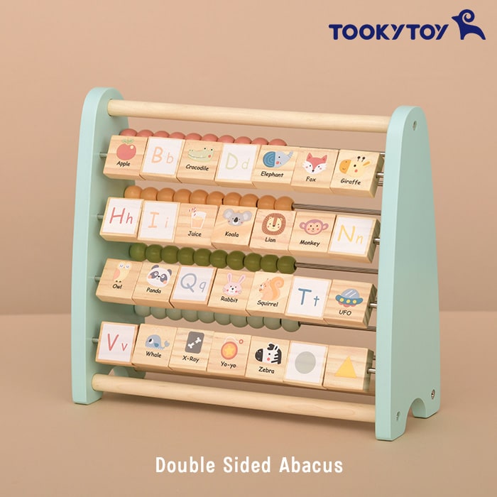 Tooky Toy トゥーキートイ どうぶつアルファベット＆アバカス TJ558H 
