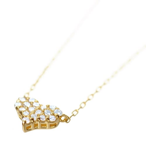 K18 diamond necklace K18 ダイヤモンド　ネックレス pave heart