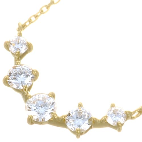 K18 diamond necklace K18 ダイヤモンド　ネックレス emotion