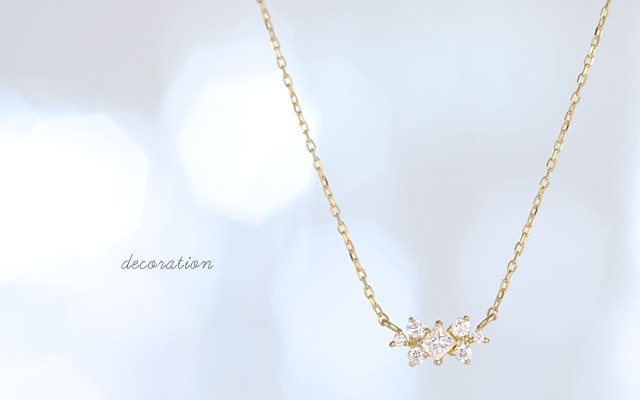 K18 diamond necklace K18 ダイヤモンド　ネックレス decoration