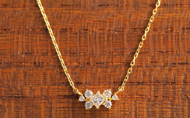 K18 diamond necklace K18 ダイヤモンド　ネックレス decoration