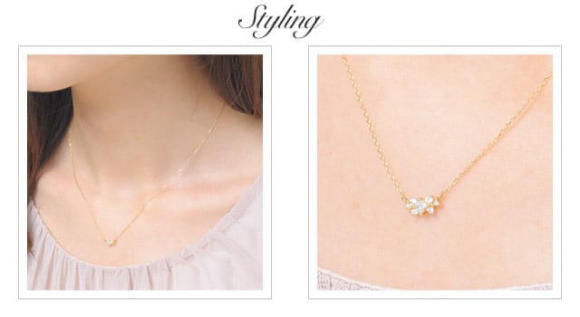 K18 diamond necklace K18 ダイヤモンド　ネックレス decoration