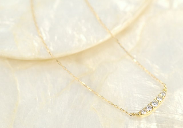 K18 diamond necklace K18 ダイヤモンド　ネックレス sheen 