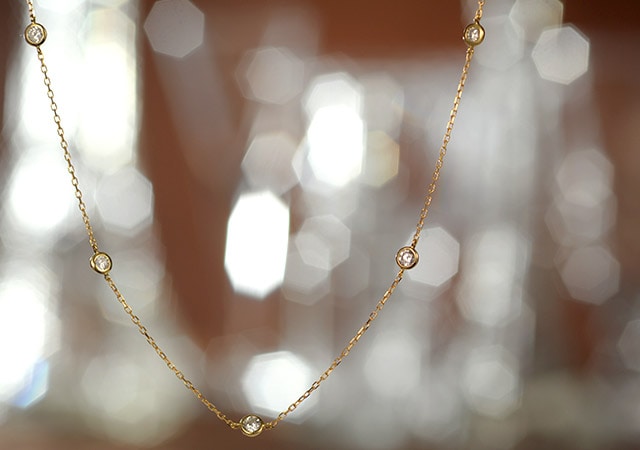 K18 diamond necklace K18 ダイヤモンド　ネックレス iberty station