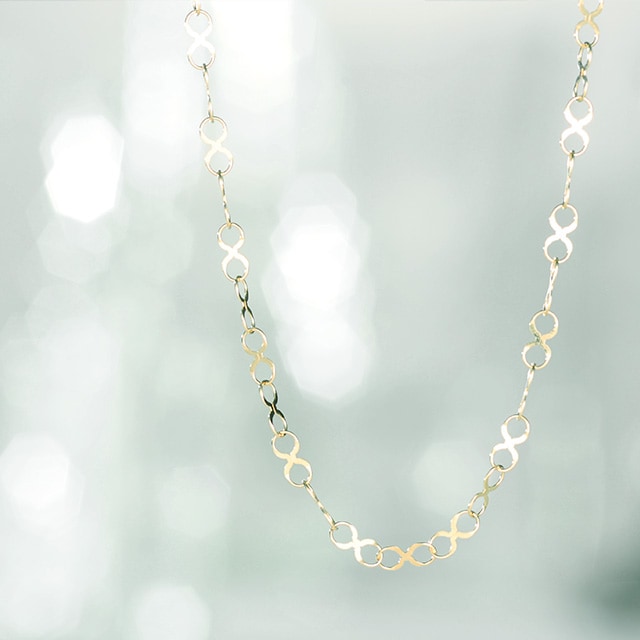 K18 longnecklace infinity