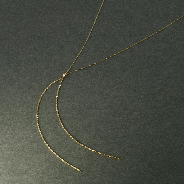 K18 Long necklace playful