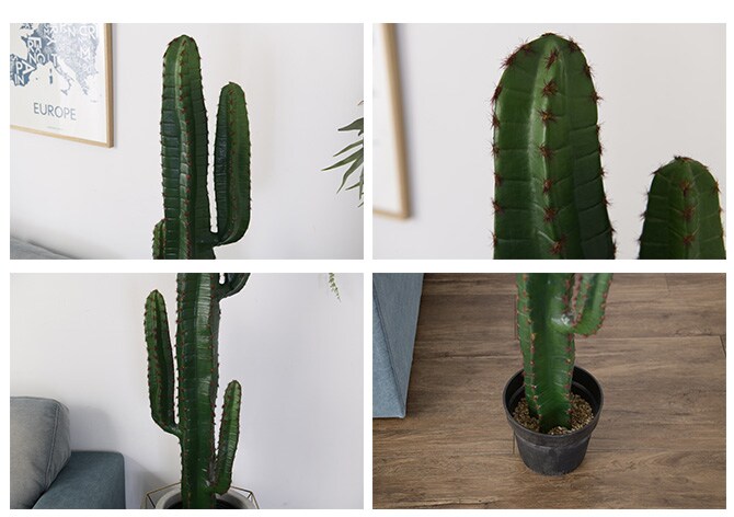 Brown. ブラウン フェイクグリーン 柱サボテン ポット 147cm 観葉植物 フェイクグリーン イミテーションフラワー 造花 ディスプレイ ボタニカル 植物 多肉植物 インテリア おしゃれ