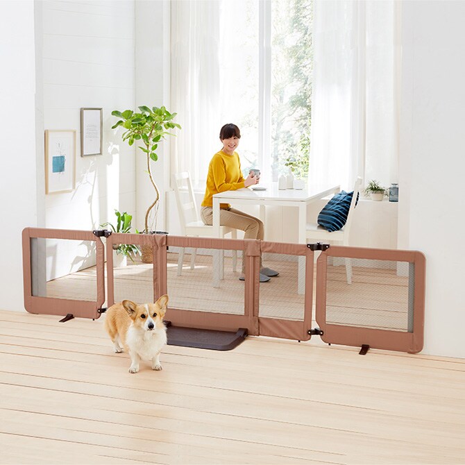 PET SELECT by nihonikuji ペットゲート おくだけとおせんぼスマートワイド ペットゲート ケージ サークル 小屋 ゲート 犬 イヌ 超小型犬 小型犬 ペット