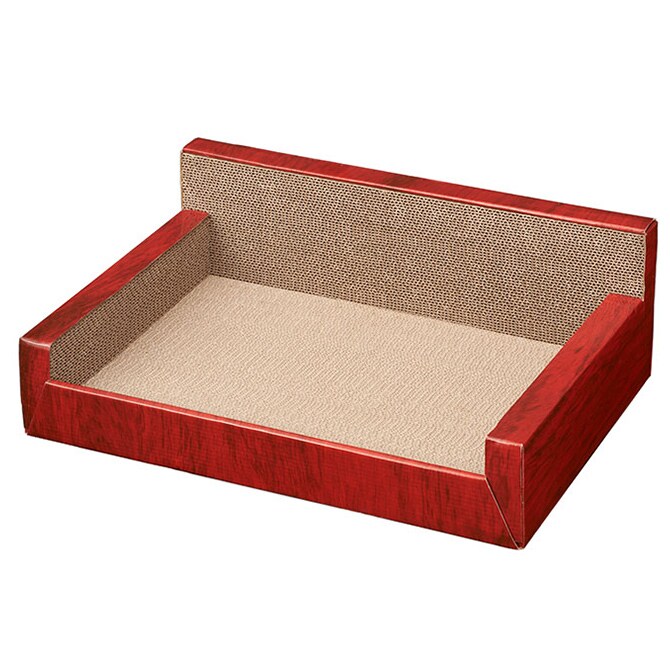 Gari Gari Lounge Scratcher ガリガリラウンジ スクラッチャー 猫 爪とぎ 木目 爪研ぎ つめとぎ mju; ミュー ベッド型 箱型 ネコ