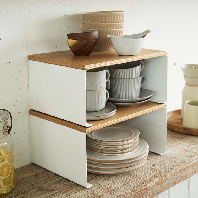 tosca トスカ キッチン コの字ラック L コの字ラック スチール 北欧 キッチン 収納 おしゃれ スパイスラック キャニスター 白 スチール