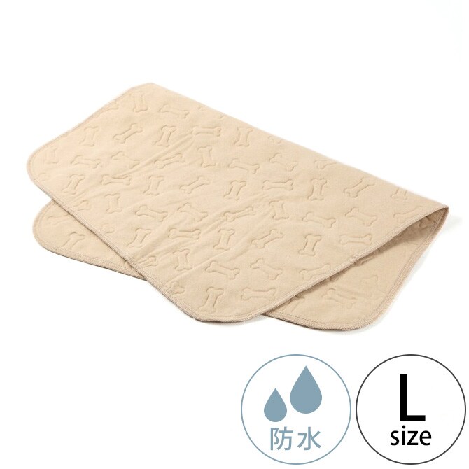 TALL TAILS トール テイルズ ウォータープルーフ・パッド L ベージュ  犬用 猫用 ペット用 防水マット 防水カバー 防水パッド ソファ ベッド 車内  