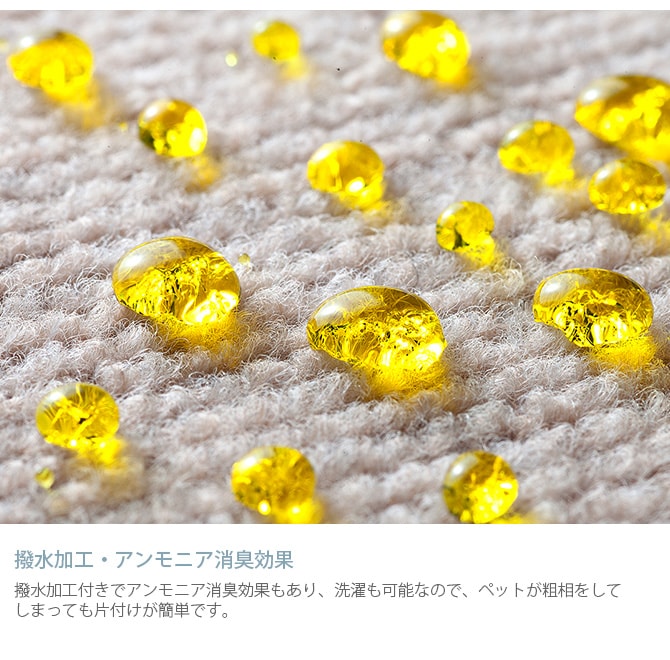 SANKO(サンコー) ペット用トイレ下敷きマット  猫 犬 ペット トイレマット 飛び散り防止 撥水加工 消臭 ズレない 洗濯可能  