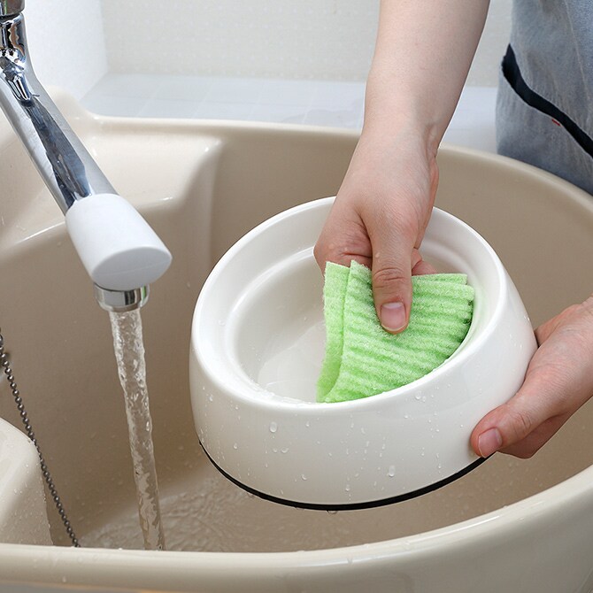 SANKO(サンコー) ペット用食器洗い フリーカット 猫 犬 ペット 食器洗い スポンジ 洗剤不要 水だけ ヌメリ取り