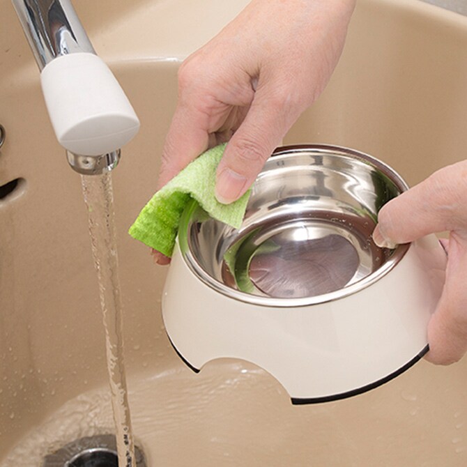 SANKO(サンコー) ペット用食器洗い 20枚入  猫 犬 ペット 食器洗い スポンジ 洗剤不要 水だけ ヌメリ取り 使い捨て  