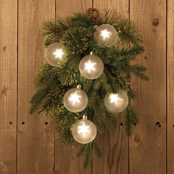 SPARKLE スパークル ストリングライト+フェイクグリーン リース STAR もみの木