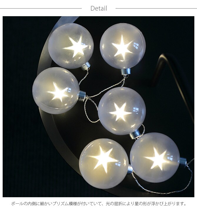 SPARKLE スパークル ストリングライト+フェイクグリーン スワッグ STAR ユーカリ