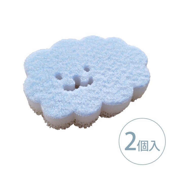 わんにゃん食器のスポンジ 犬 猫 食器用スポンジ ペット ヌメリ取り 皿 スポンジ