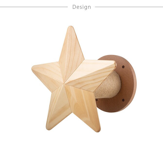 MYZOO マイズー Twinkle Star キャットステップ 爪とぎ 猫 キャットステップ キャットウォーク 壁付け 壁掛け 爪とぎ 星 シンプル MY ZOO 北欧