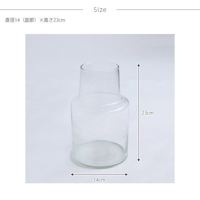 Horn Please ホーン プリーズ リューズガラス フラワーベース ロケート L フラワーベース 花瓶 ガラス シンプル おしゃれ 透明 グラス ベース 北欧 おしゃれ