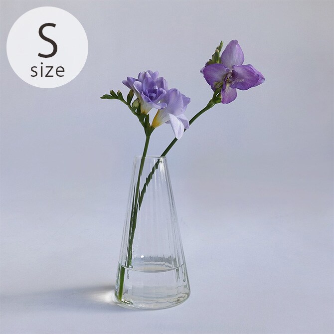 Horn Please ホーン プリーズ リューズガラス フラワーベース クーレライン アルブ S