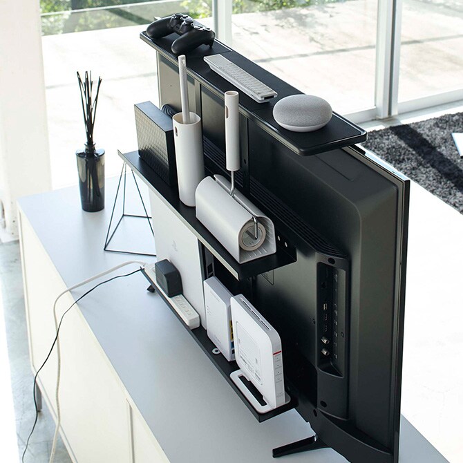 テレビ上＆裏ラック スマート ワイド 