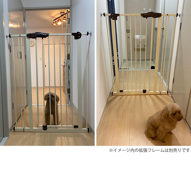 スチールハイゲート 110cm 犬用 ゲート 侵入防止 扉 高い ハイタイプ ペット用