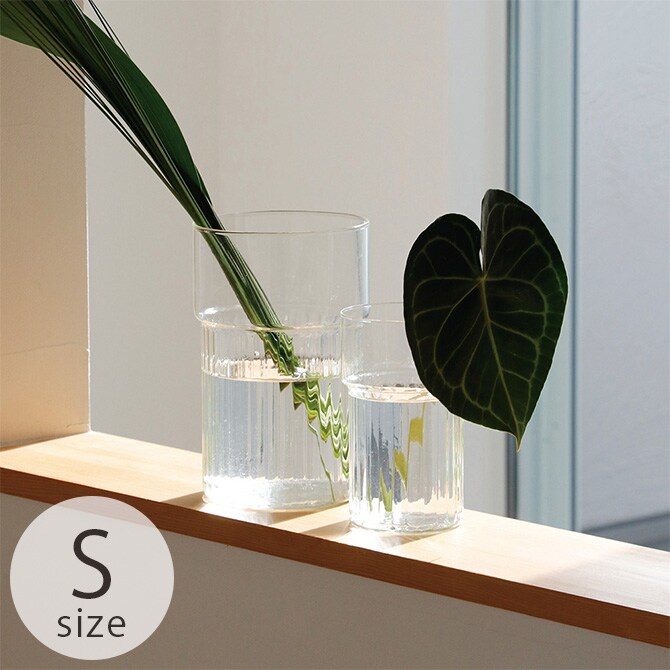 Horn Please ホーン プリーズ リューズガラス クーレライン フラワーベース マルシュ S 