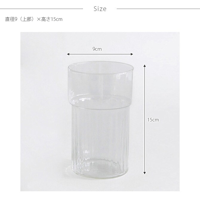 Horn Please ホーン プリーズ リューズガラス クーレライン フラワーベース マルシュ S 