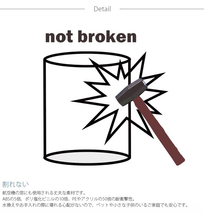 FOYER ホワイエ PVシリンダー 直径20cm×高さ80cm 