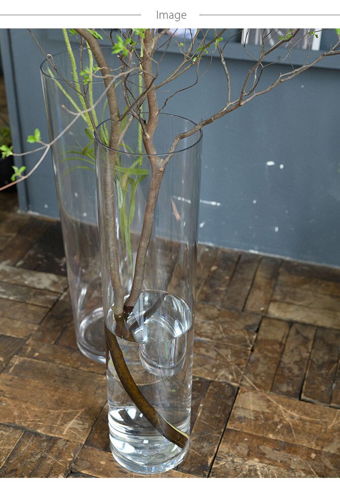 FOYER ホワイエ PVシリンダー 直径25cm×高さ80cm