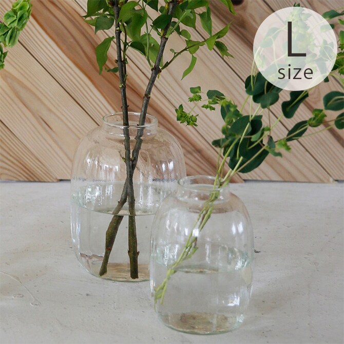 Horn Please ホーン プリーズ リューズガラス ブロードライン フラワーベース ジェルム L 