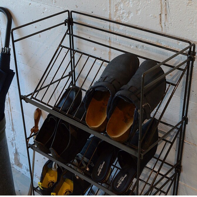 COLLEND コレンド ワイヤーシューズラック 