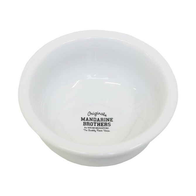 MANDARINE BROTHERS マンダリンブラザーズ MBフードボウル 犬 フードボウル ごはん皿 スタンド 高さ 餌皿 シンプル ホワイト かっこいい