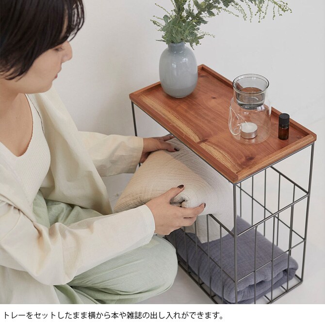 Horn Please ホーン プリーズ IRON ウッドトレー ストッカー