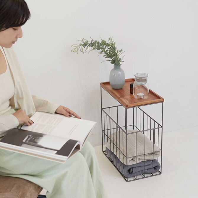 Horn Please ホーン プリーズ IRON ウッドトレー ストッカー