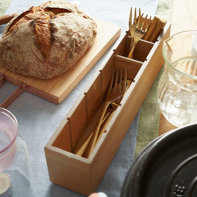 Horn Please ホーン プリーズ OAK WOOD パーテーションBOX  収納ボックス 小物入れ 木製 卓上 おしゃれ デスク 北欧 スタッキング メガネスタンド ペンスタンド  