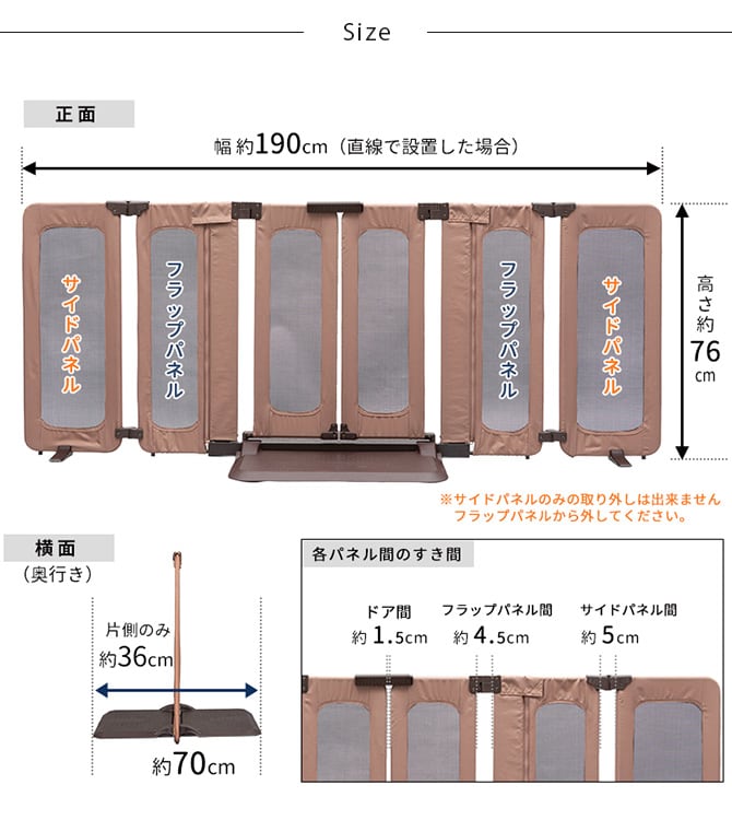 PET SELECT ペットセレクト ペットおくだけとおせんぼ ウォークスルー L 犬 ゲート フェンス メッシュ 便利 置くだけ 簡単設置 開けやすい