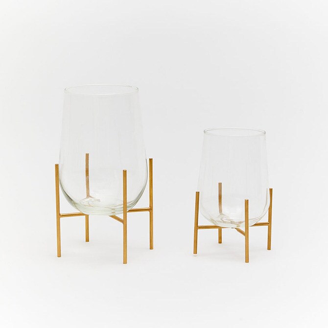 Horn Please ホーン プリーズ リューズガラス フラワーベース オヴァル L 