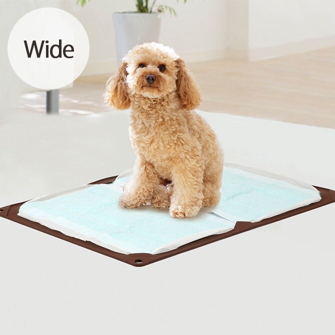 HARIO ハリオ ワンコトイレマットＪ ワイド  犬用 トイレ トイレマット ドッグトイレ ワイドサイズ 薄型 立て掛け L字 トイレトレーニング 屋内  