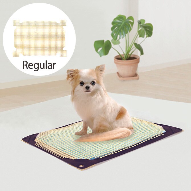 HARIO ハリオ ワンコトイレマット しつけメッシュ レギュラー 犬用 トイレ メッシュ トイレマット用 レギュラーサイズ いたずら防止