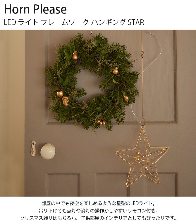 Horn Please ホーン プリーズ LED ライト フレームワーク ハンギング STAR 
