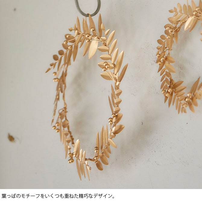 Horn Please ホーン プリーズ ブリキ ワイヤーリース ブラット L